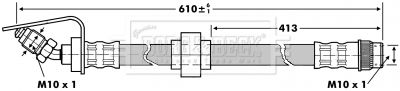 BORG & BECK Тормозной шланг BBH6866